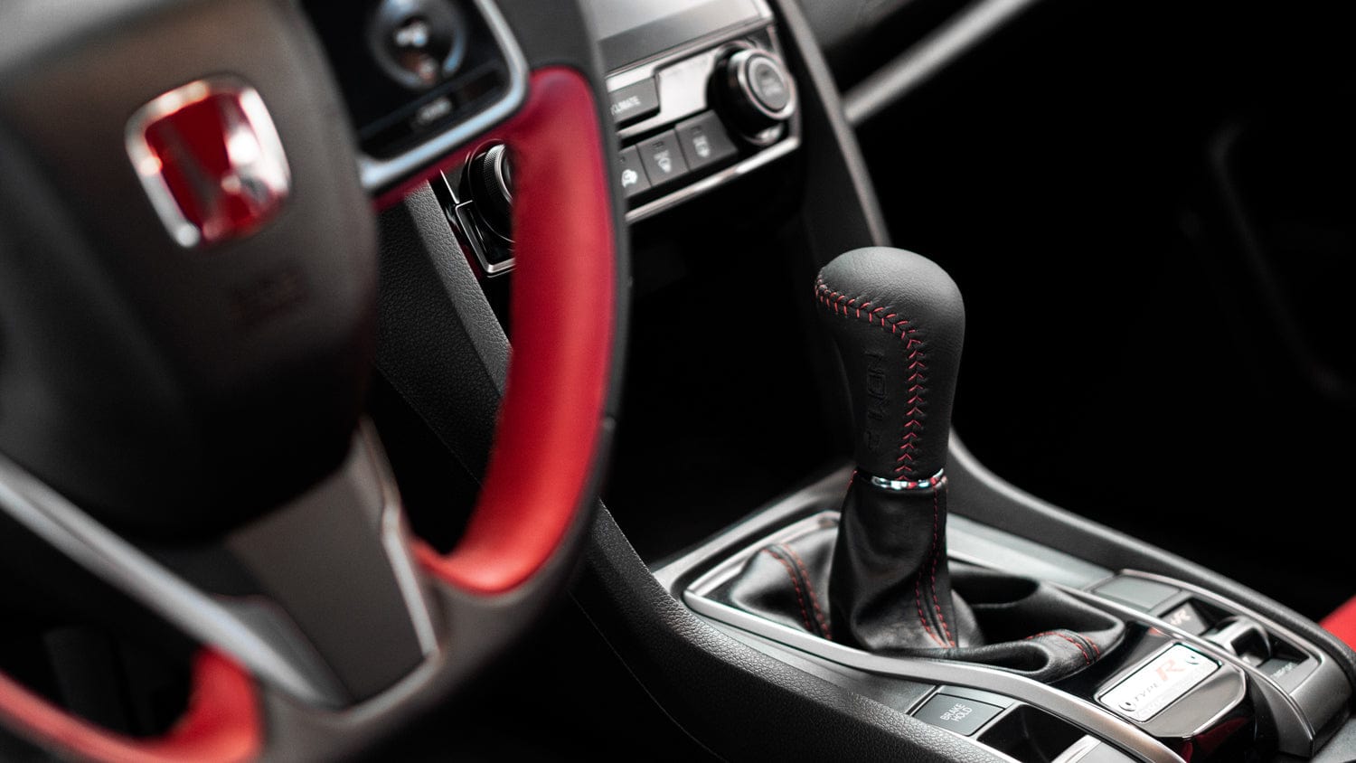 2016+ Honda Civic Leather Shift Knob - Two Step Performance