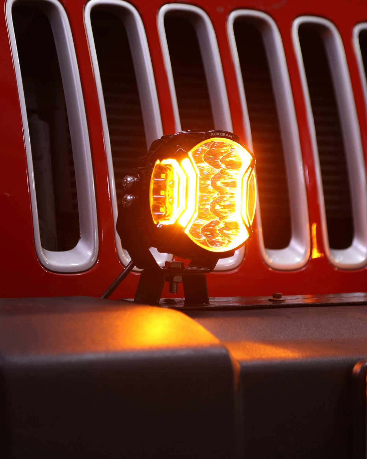 Auxbeam V-ULTRA Series 5" LED Side Shooter Pods – 172W, White, Amber DRL