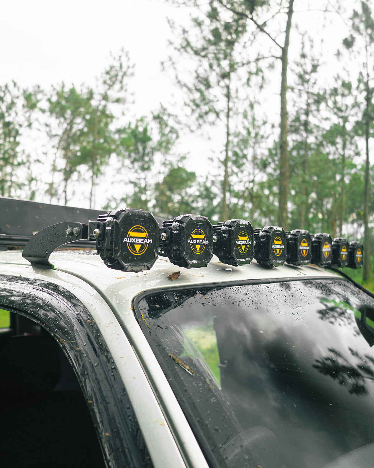 Auxbeam CUBE-Z Series 4" LED Pod Lights – Spot Beam, White DRL & Amber Turn Signal