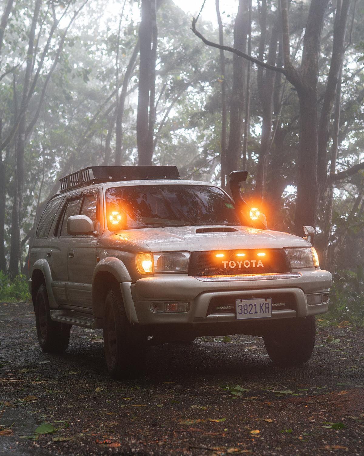 Auxbeam CUBE-Z Series 4" LED Combo Pod Lights – White DRL & Amber Turn Signal