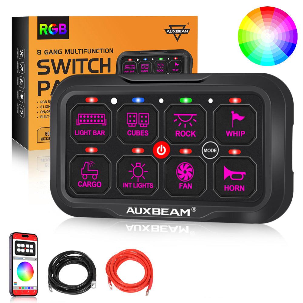 Universal Led Bar Control Module Auxbeam Off Road Light Switch Panel, Off Road Light Bar Controller