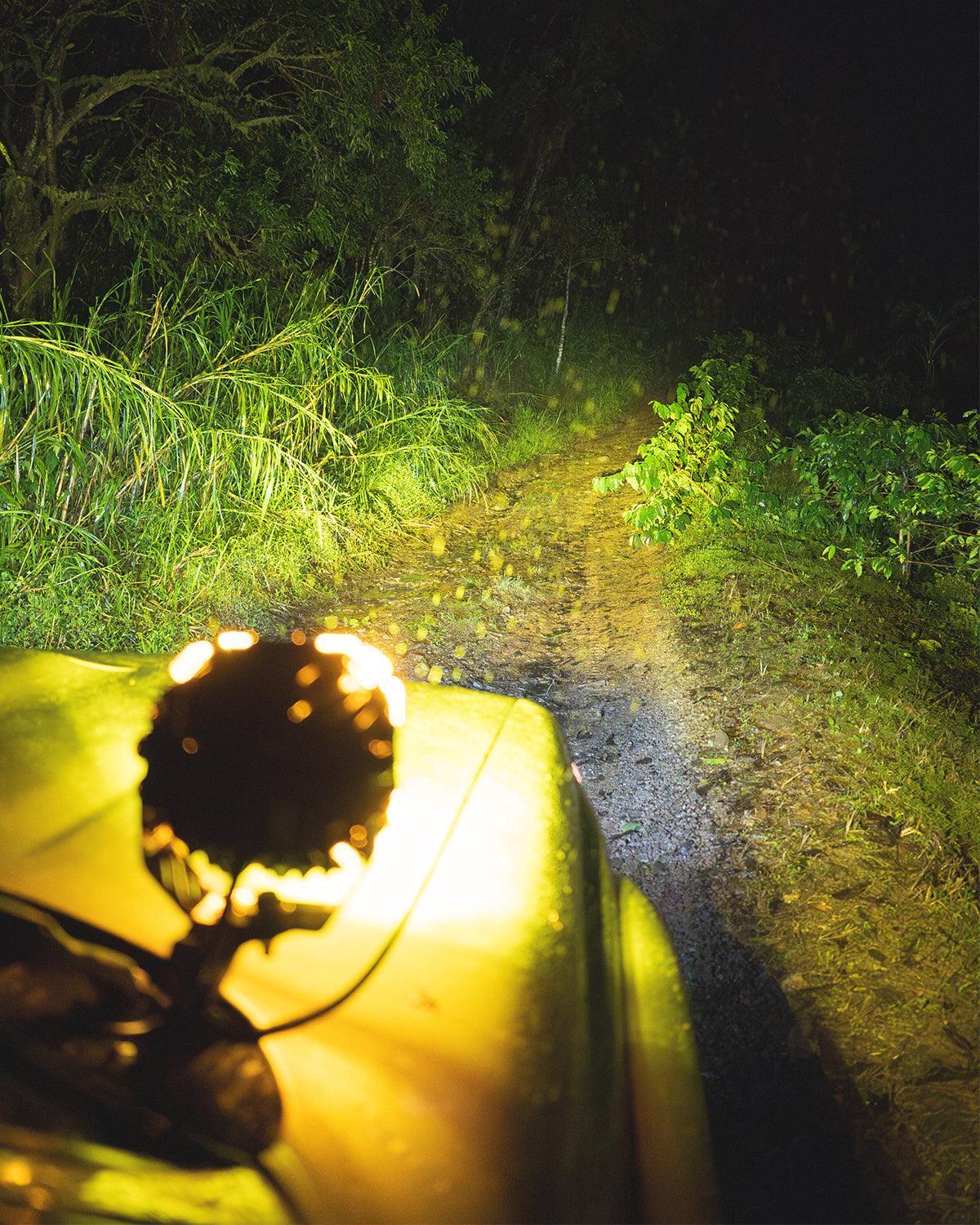 Auxbeam CUBE-Z Series 4" LED Pod Lights – Flood Beam, White DRL & Amber Turn Signal