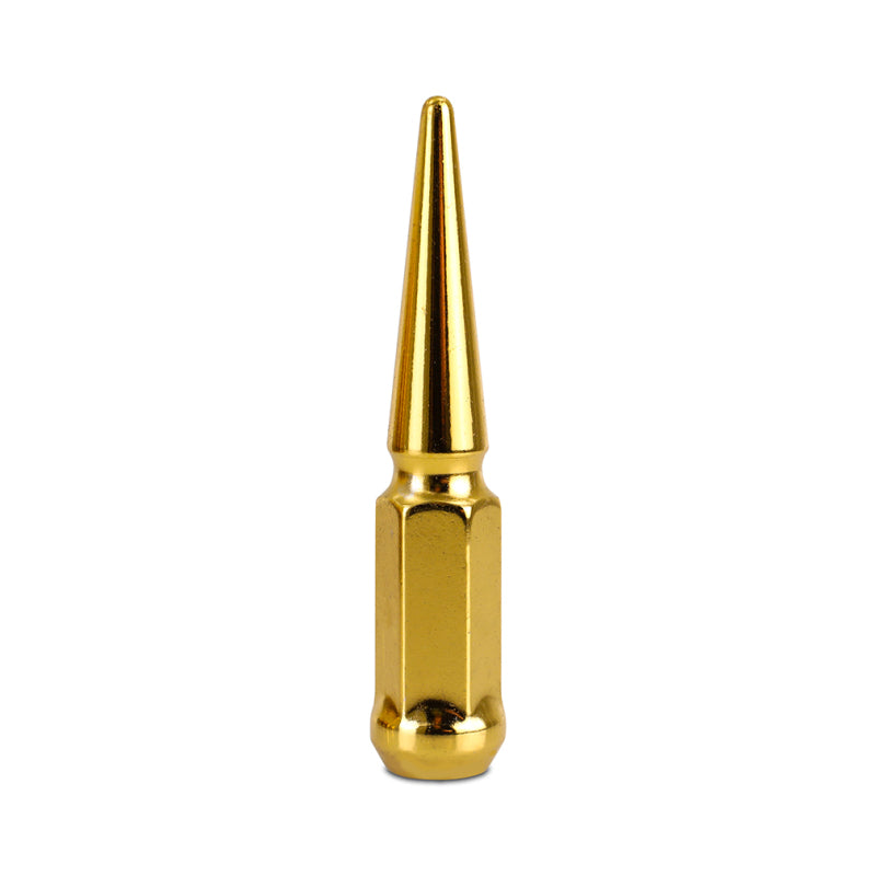 Mishimoto Gold M12x1.5 20-pc Set Spiked Lug Nuts | MMLG-SP1215 Mishimoto Gold M12x1.5 20-pc Set Spiked Lug Nuts | MMLG-SP1215