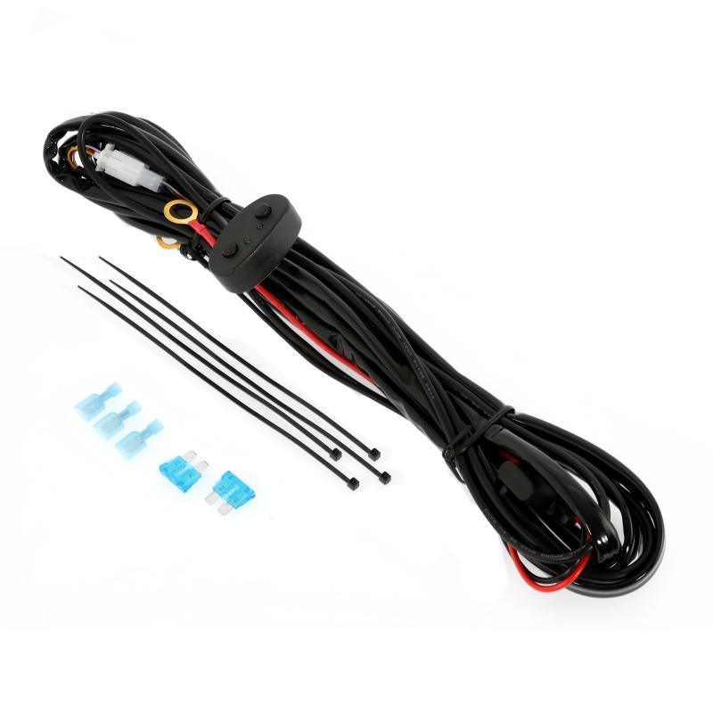 Auxbeam 10FT Wiring Harness – For 6 Mode LED Light Bars, 12V 40A Relay
