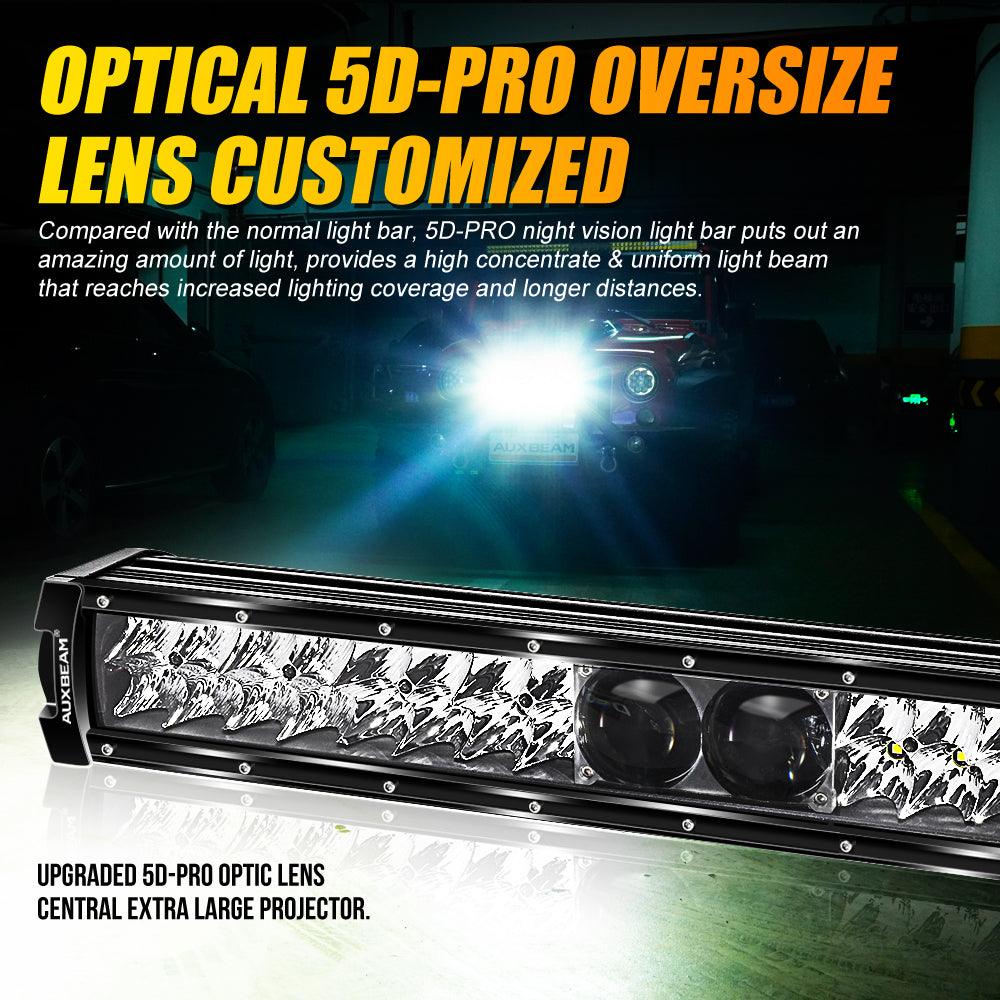 Auxbeam 5D-PRO Series 22" LED Light Bar – 22,000LM, Spot Beam, Off-Road