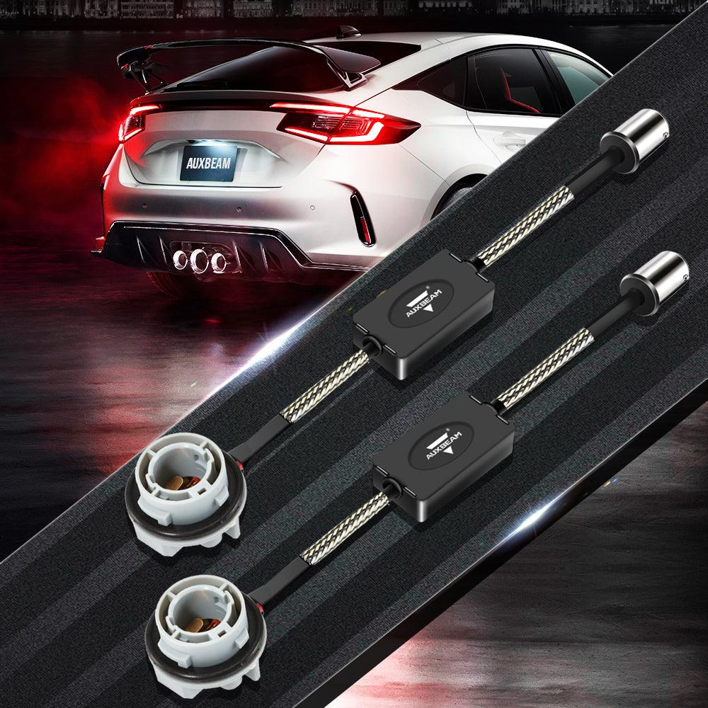 Auxbeam 1156 C8 Model CANBUS Decoder Resistors – Anti-Flicker, Hyper Flash Fix, Turn Signal Error Code Elimination (2 Pack)