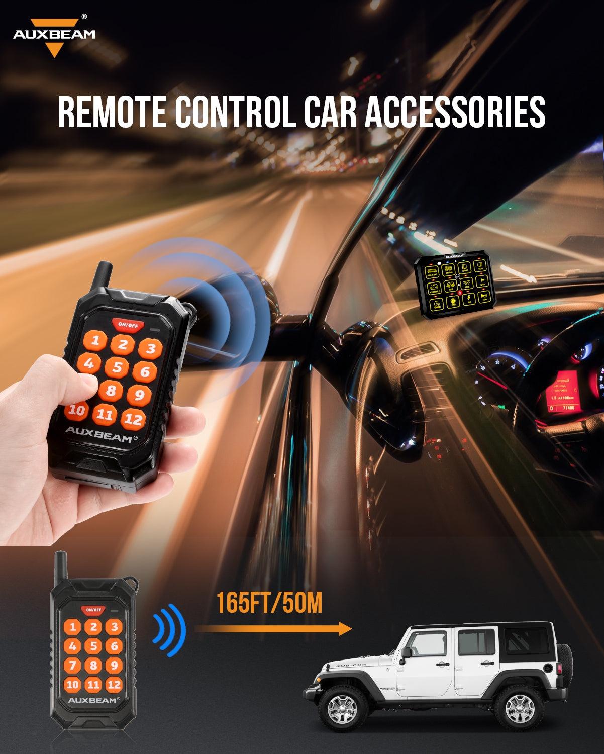Auxbeam 12-Gang Wireless Remote Control – For AC-1200 Switch Panel