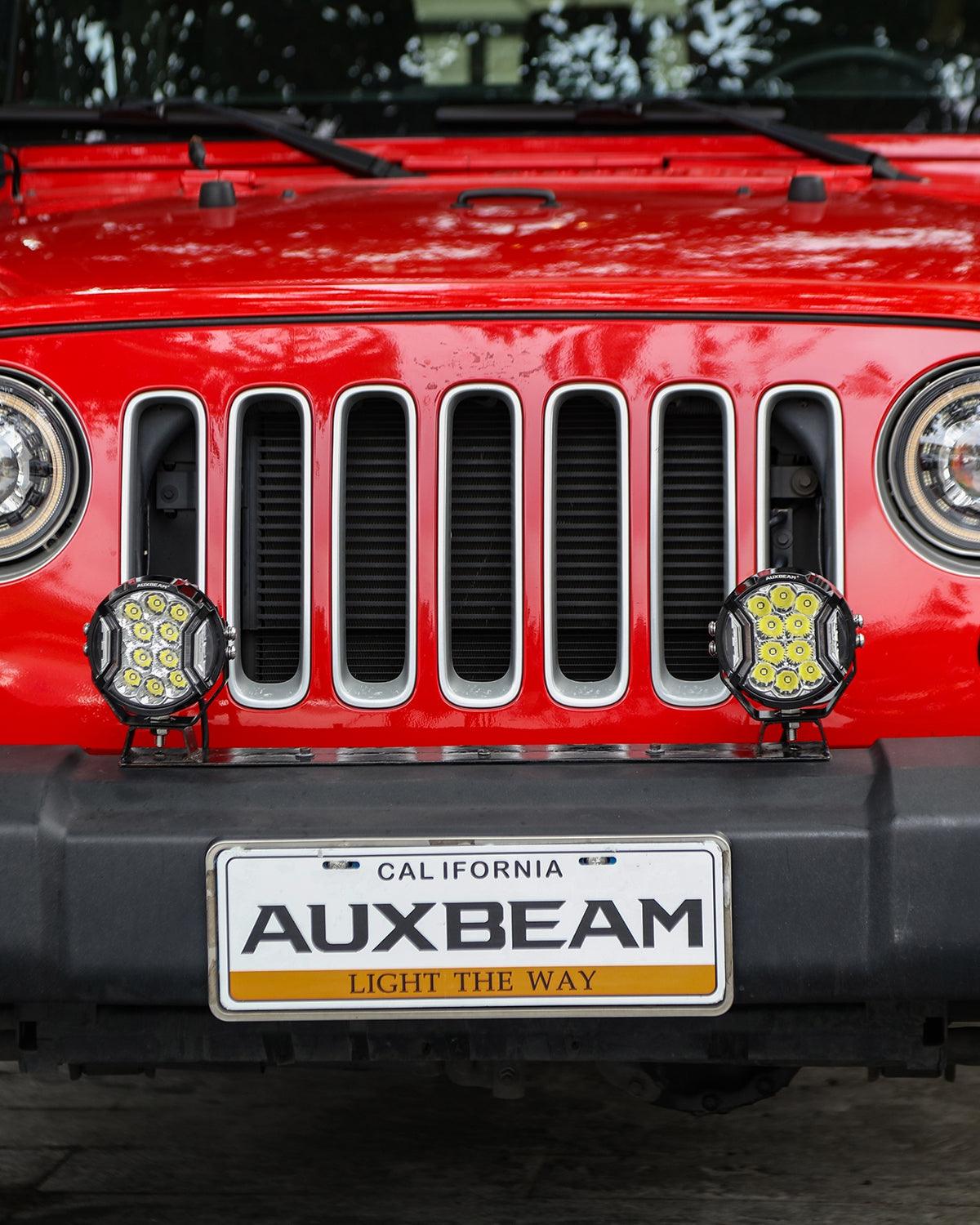Auxbeam V-ULTRA Series 5" LED Side Shooter Pods – 172W, White, Amber DRL