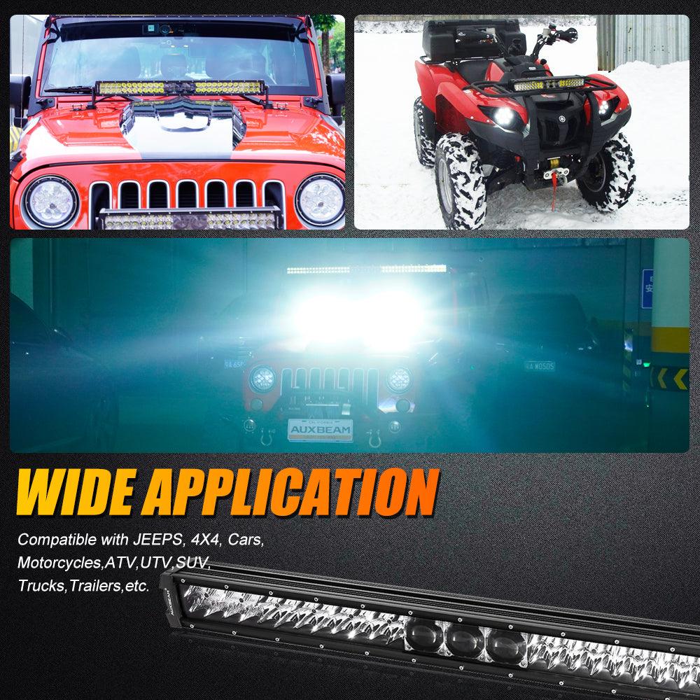 Auxbeam 5D-PRO Series 32" LED Light Bar – 33,000LM, Spot Beam, Off-Road
