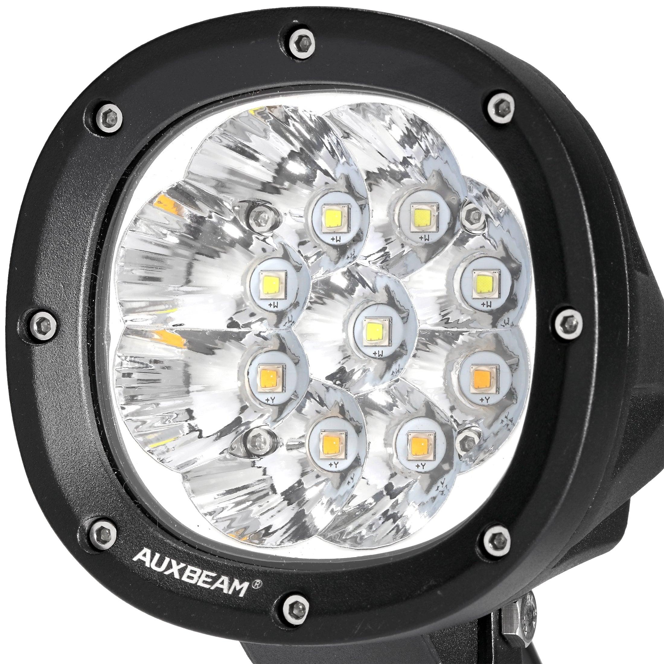 Auxbeam P4 Series 4" LED Driving Lights – 90W, 9,000LM, 6 Modes