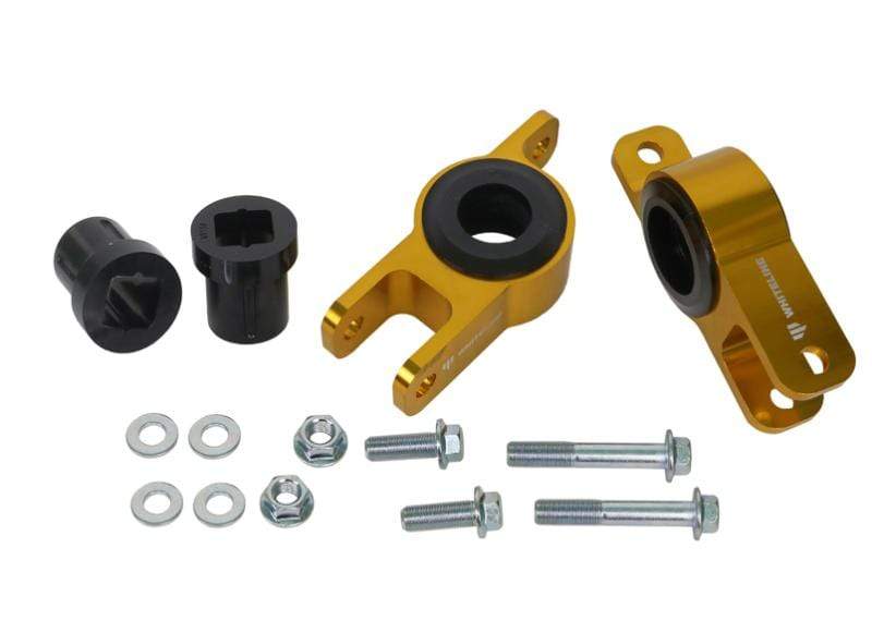 Whiteline Front Lower Inner Rear Bushing Caster & Anti Lift Kit for 2016-2021 Honda Civic [FC/FK] - ** Returned Item **