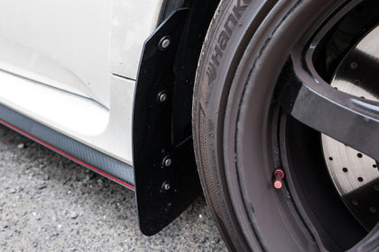 RallyArmor Black UR Mud Flaps w/ Red Logo for 2017-2021 Honda Civic Type R [FK8]