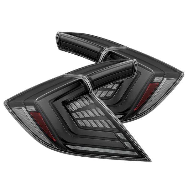 AlphaRex NOVA-Series LED Prismatic Tail Lights for 2017+ Honda Civic Hatchback [FK7/FK8]