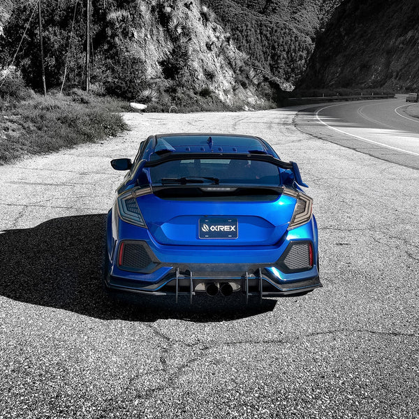 AlphaRex NOVA-Series LED Prismatic Tail Lights for 2017+ Honda Civic Hatchback [FK7/FK8]