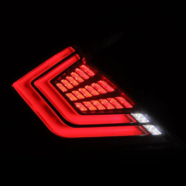 AlphaRex NOVA-Series LED Prismatic Tail Lights for 2017+ Honda Civic Hatchback [FK7/FK8]