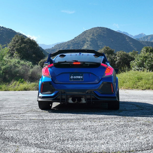 AlphaRex NOVA-Series LED Prismatic Tail Lights for 2017+ Honda Civic Hatchback [FK7/FK8]