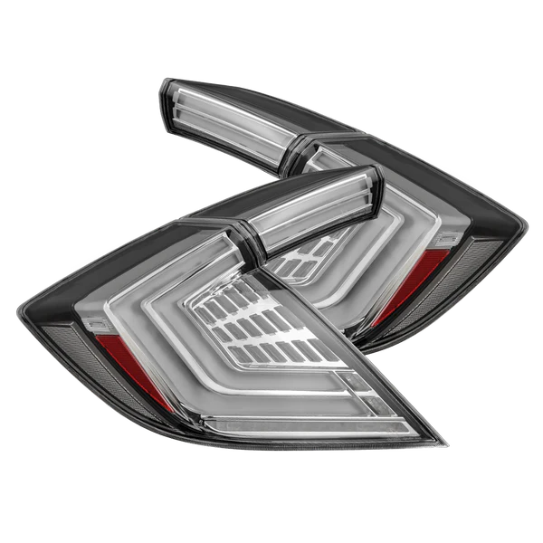 AlphaRex NOVA-Series LED Prismatic Tail Lights for 2017+ Honda Civic Hatchback [FK7/FK8]