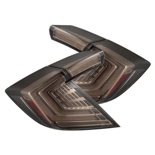 AlphaRex NOVA-Series LED Prismatic Tail Lights for 2017+ Honda Civic Hatchback [FK7/FK8]