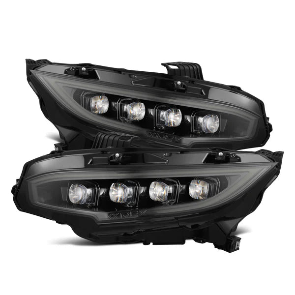 AlphaRex NOVA-Series LED Projector Headlights for 2016-2021 Honda Civic [FC/FK]
