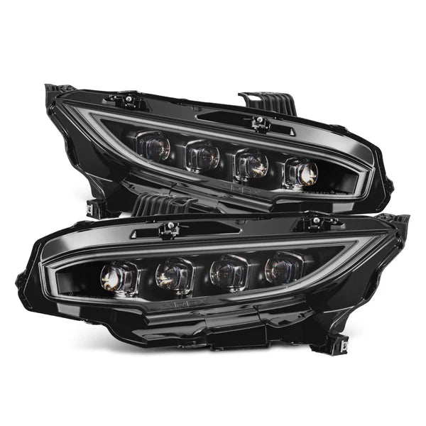 AlphaRex NOVA-Series LED Projector Headlights for 2016-2021 Honda Civic [FC/FK]