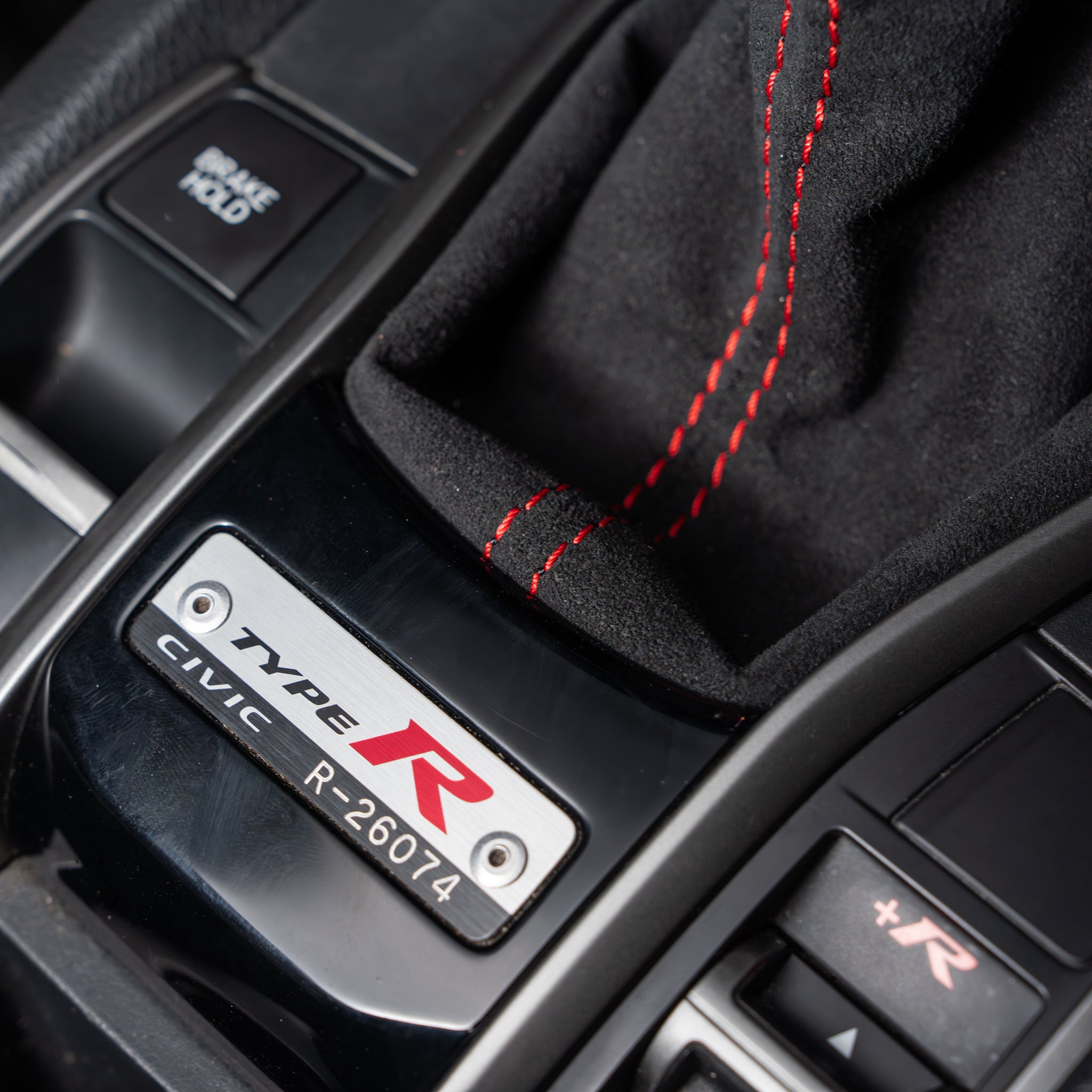 Billetworkz Alcantara Premium Shift Boot for 2016-2021 Honda Civic w/ Manual Transmission