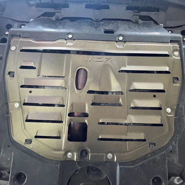 MDR Industries Vented Engine Splash Guard Cooling Undertray Plate for 2016-2021 Honda Civic [FC/FK]