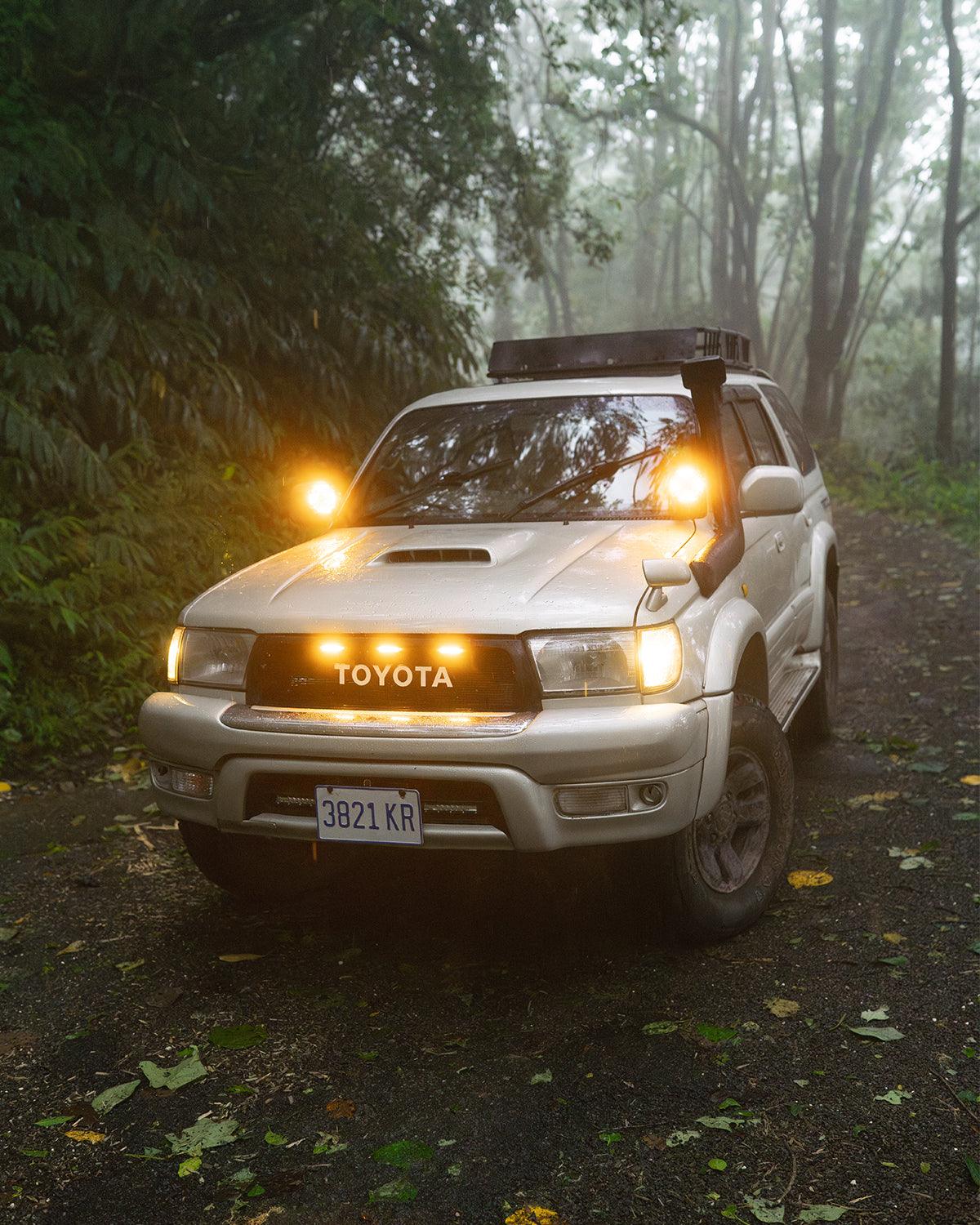 Auxbeam CUBE-Z Series 4" LED Pod Lights – Spot Beam, White DRL & Amber Turn Signal