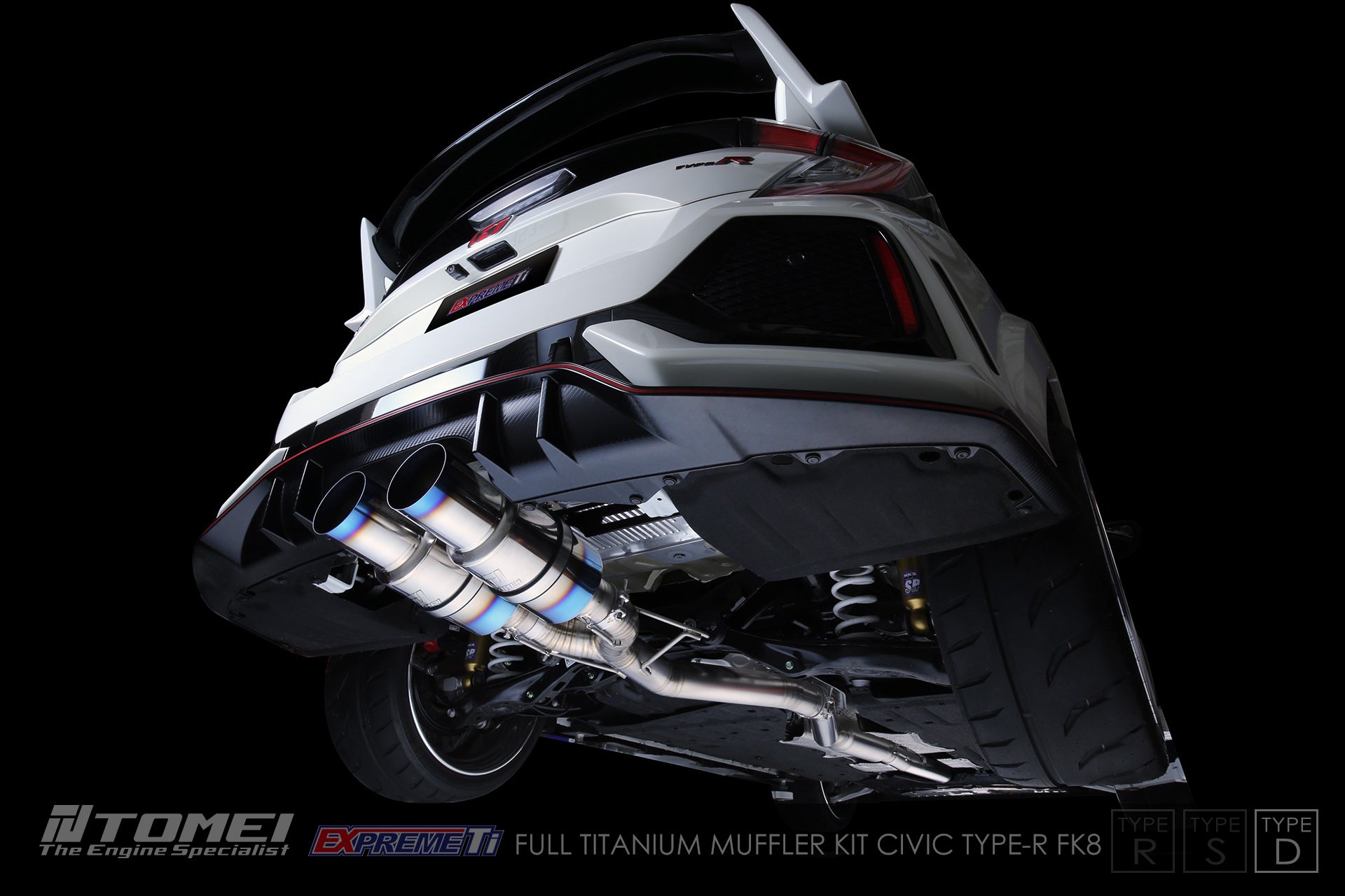 Expreme Ti Titanium Exhaust for 2017+ Honda Civic Type R FK8