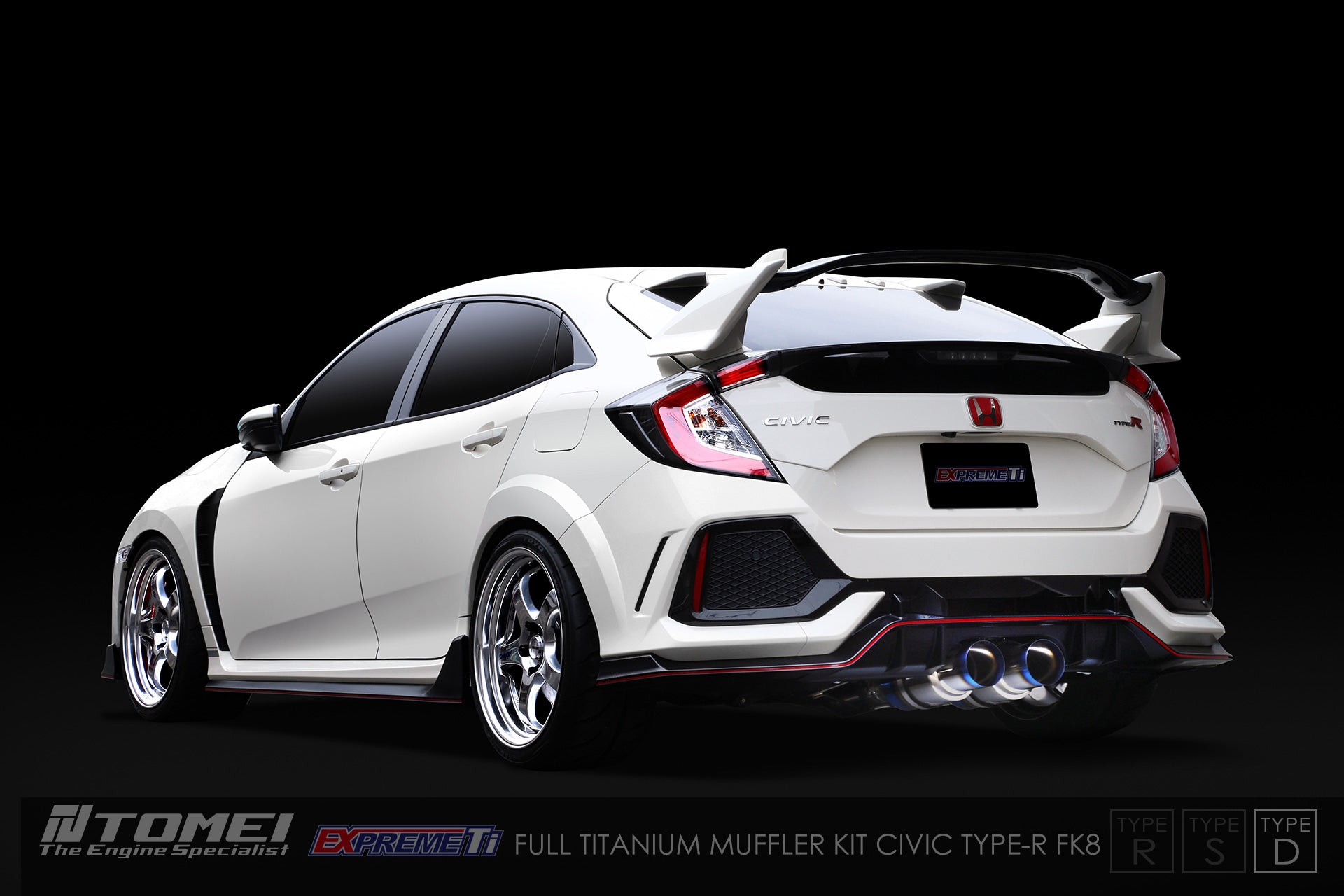 Expreme Ti Titanium Exhaust for 2017+ Honda Civic Type R FK8