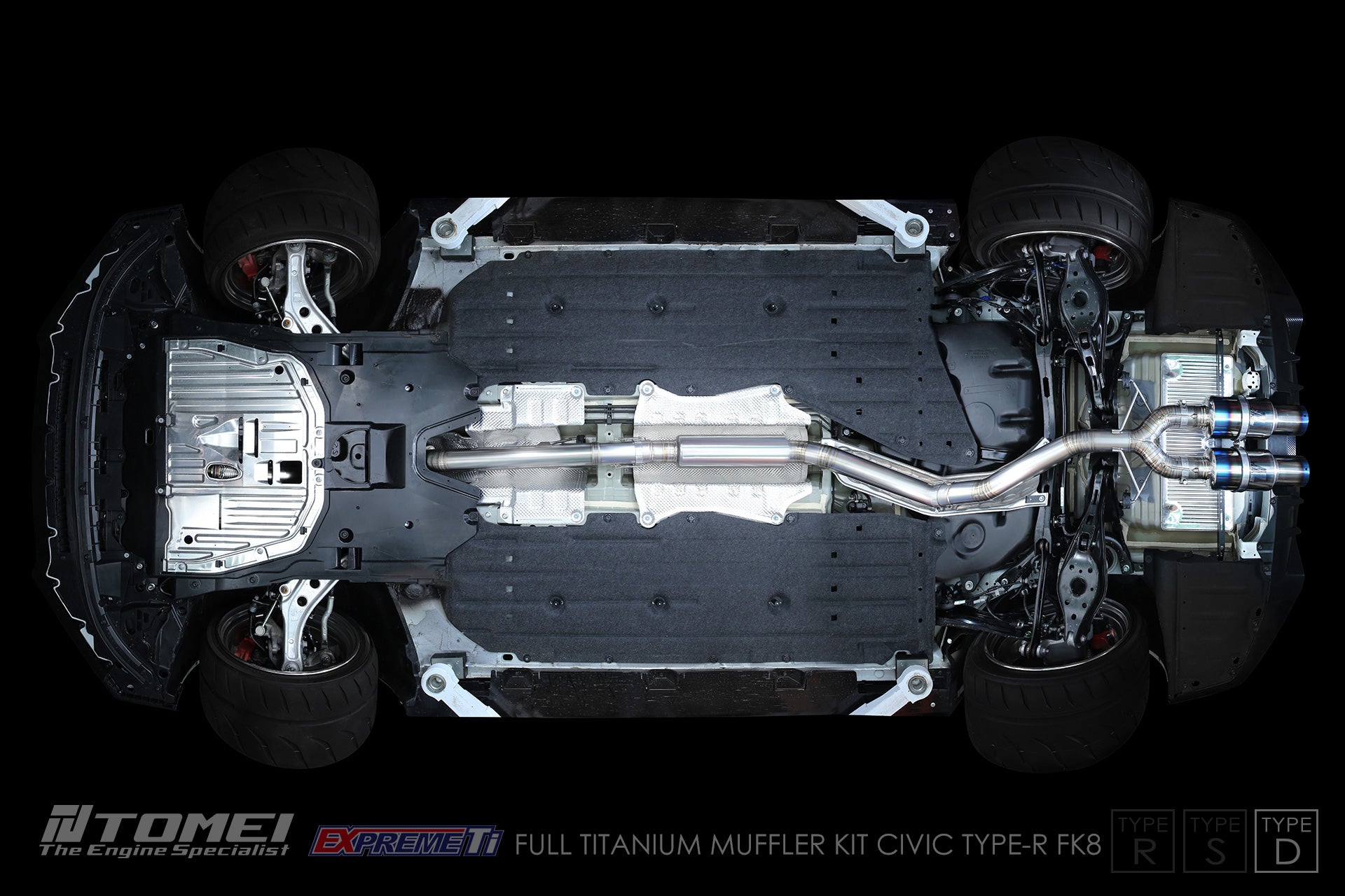 Expreme Ti Titanium Exhaust for 2017+ Honda Civic Type R FK8