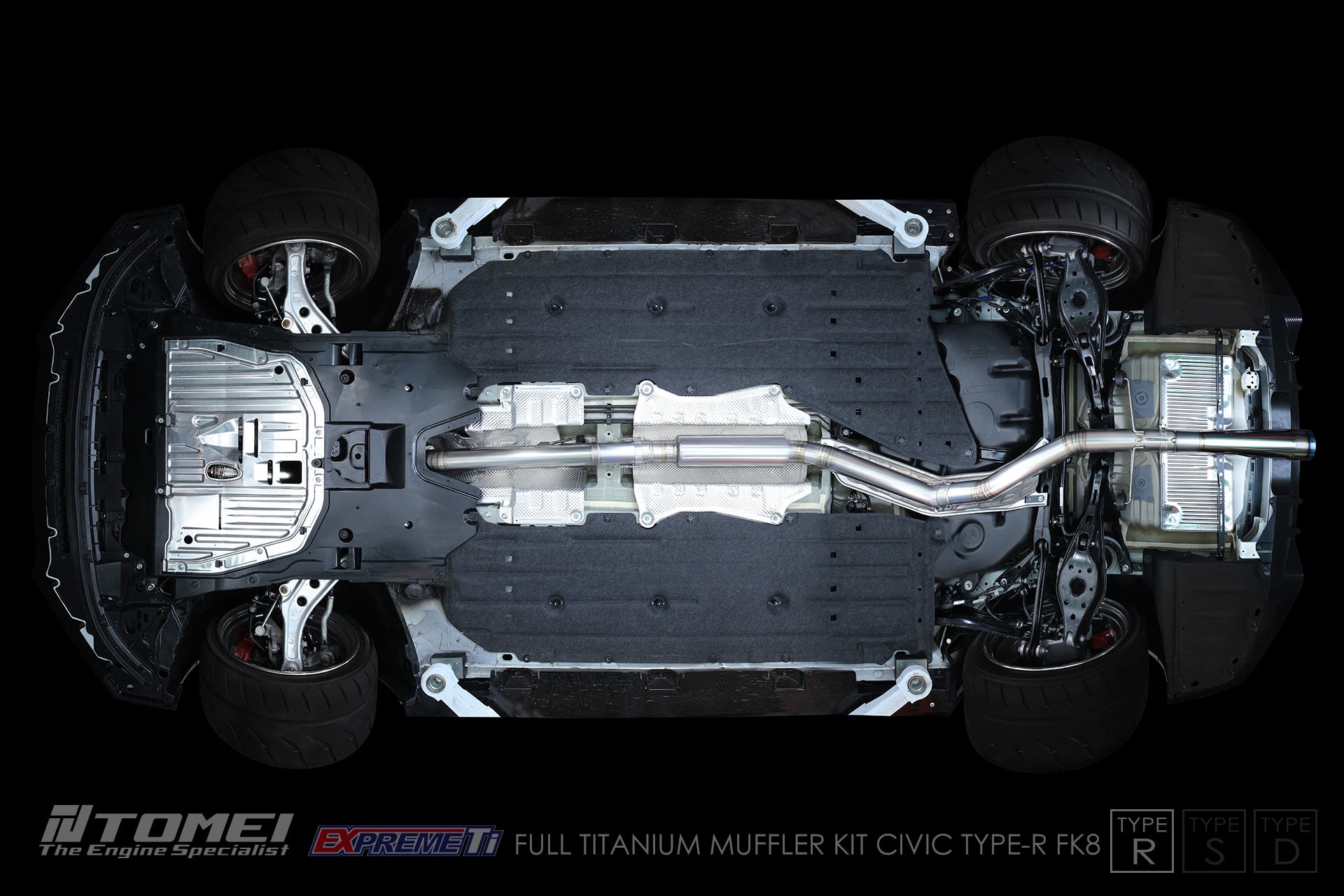 Expreme Ti Titanium Exhaust for 2017+ Honda Civic Type R FK8