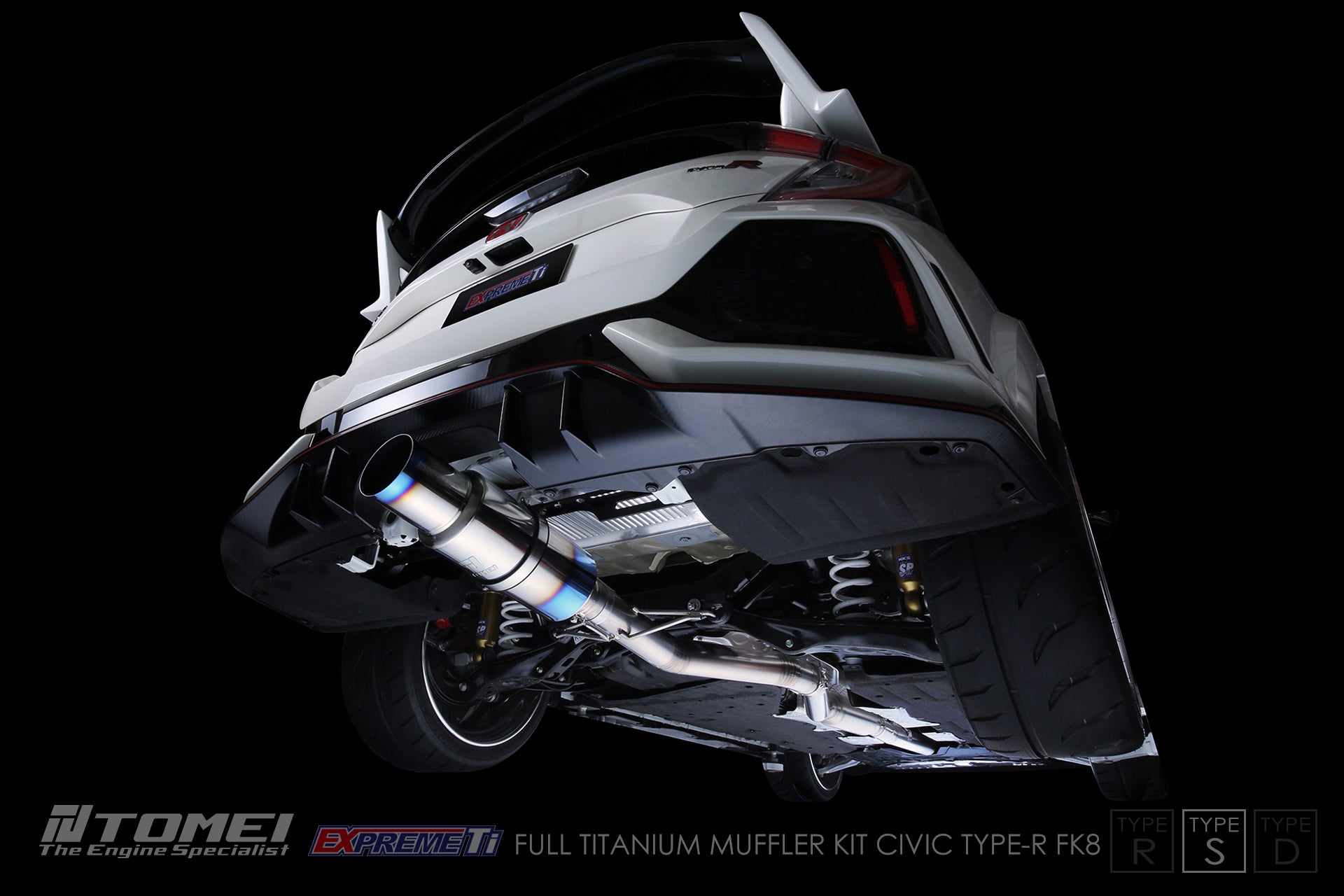 Expreme Ti Titanium Exhaust for 2017+ Honda Civic Type R FK8
