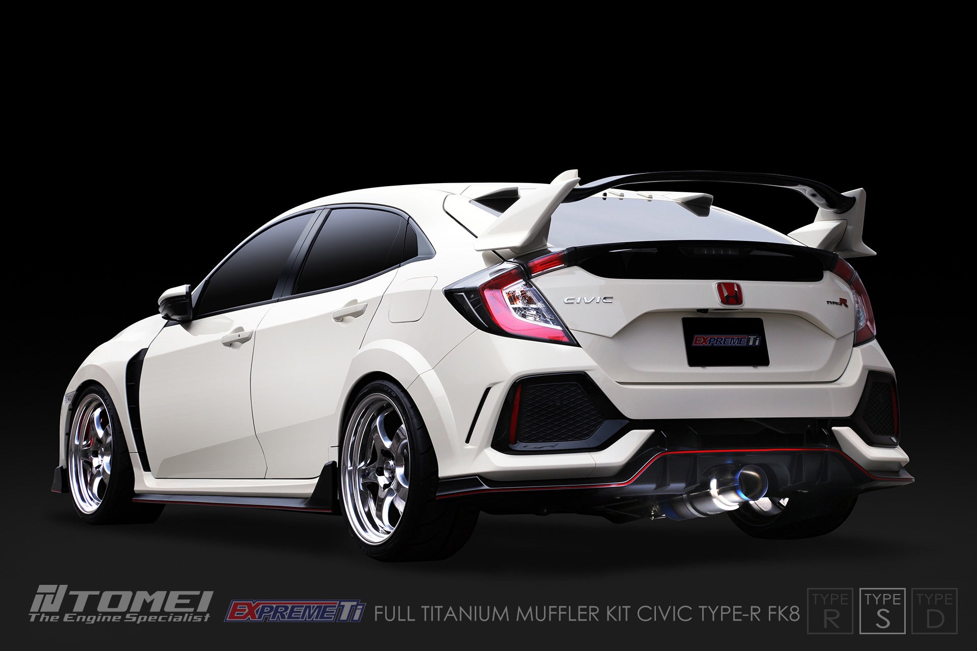 Expreme Ti Titanium Exhaust for 2017+ Honda Civic Type R FK8