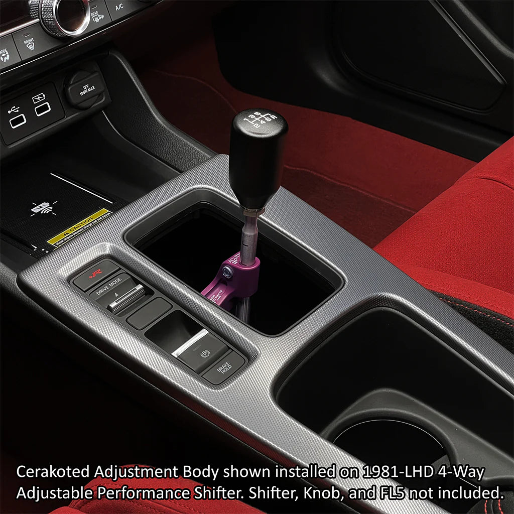 Acuity Cerakoted Adjustment Bodies for 2022+ Honda Civic / 2023+ Acura Integra Short Throw Shifters