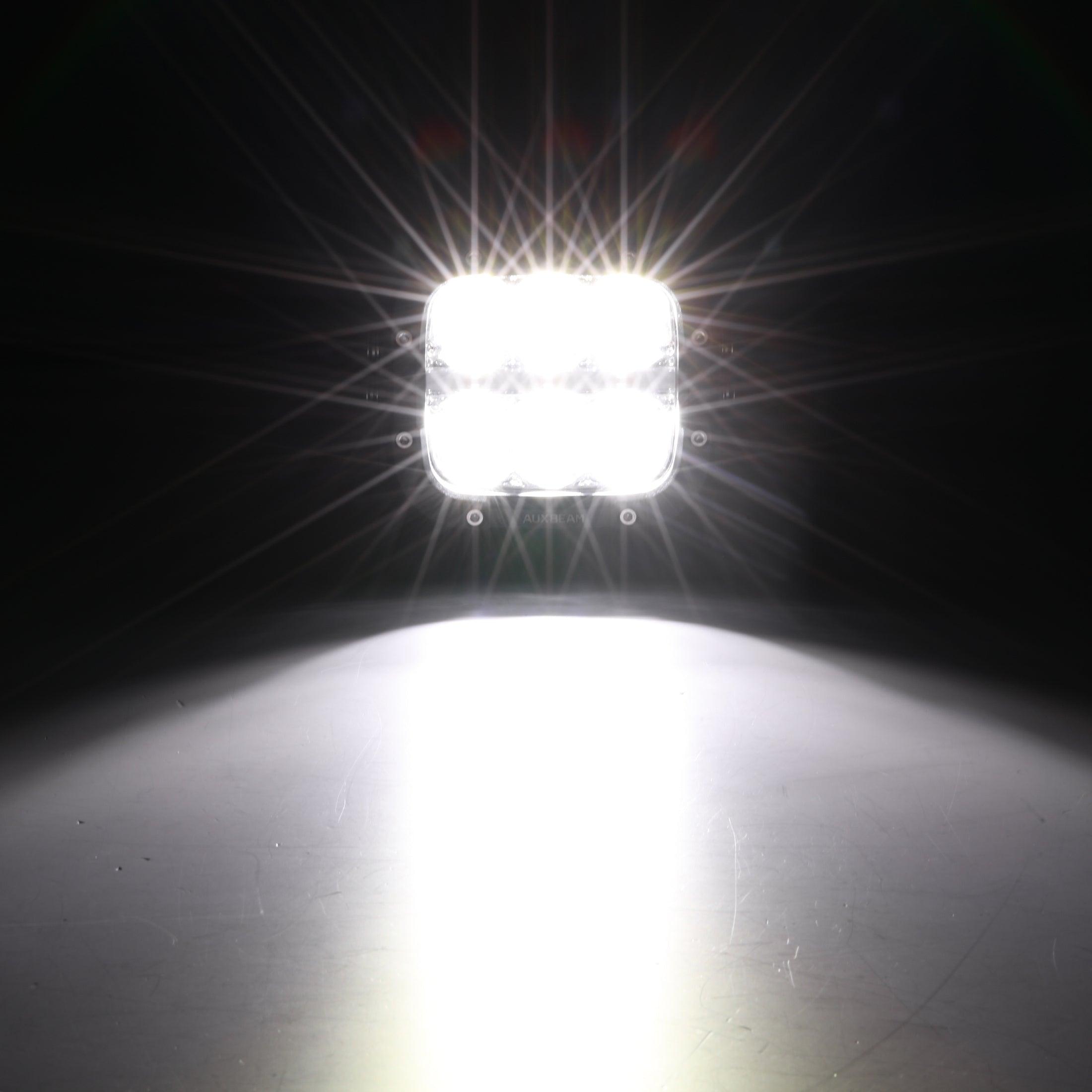 Auxbeam XP-ULTRA Series 5" LED Pods – 132W, 15,600LM, White/Amber, Amber DRL