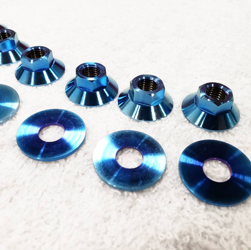 Rampage Titanium Strut Tower Nut Kit FK8 FK7 FK2