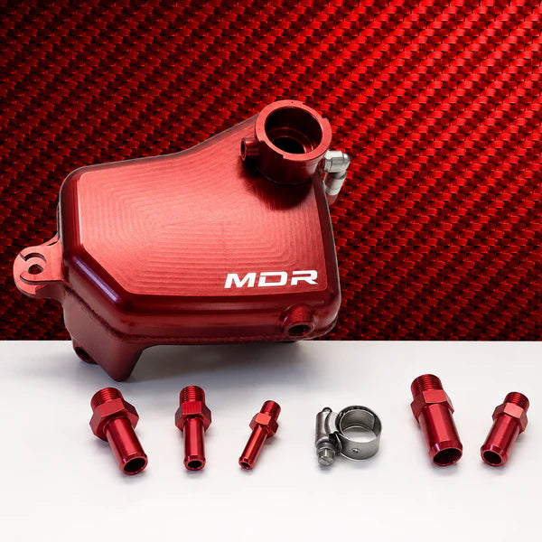 MDR Industries Billet Expansion Tank for 2017+ Honda Civic Type R / 2024+ Acura Integra Type S / 2017-2020 Honda Civic Si [FC1/FC3/FK8/FL5/DE5]