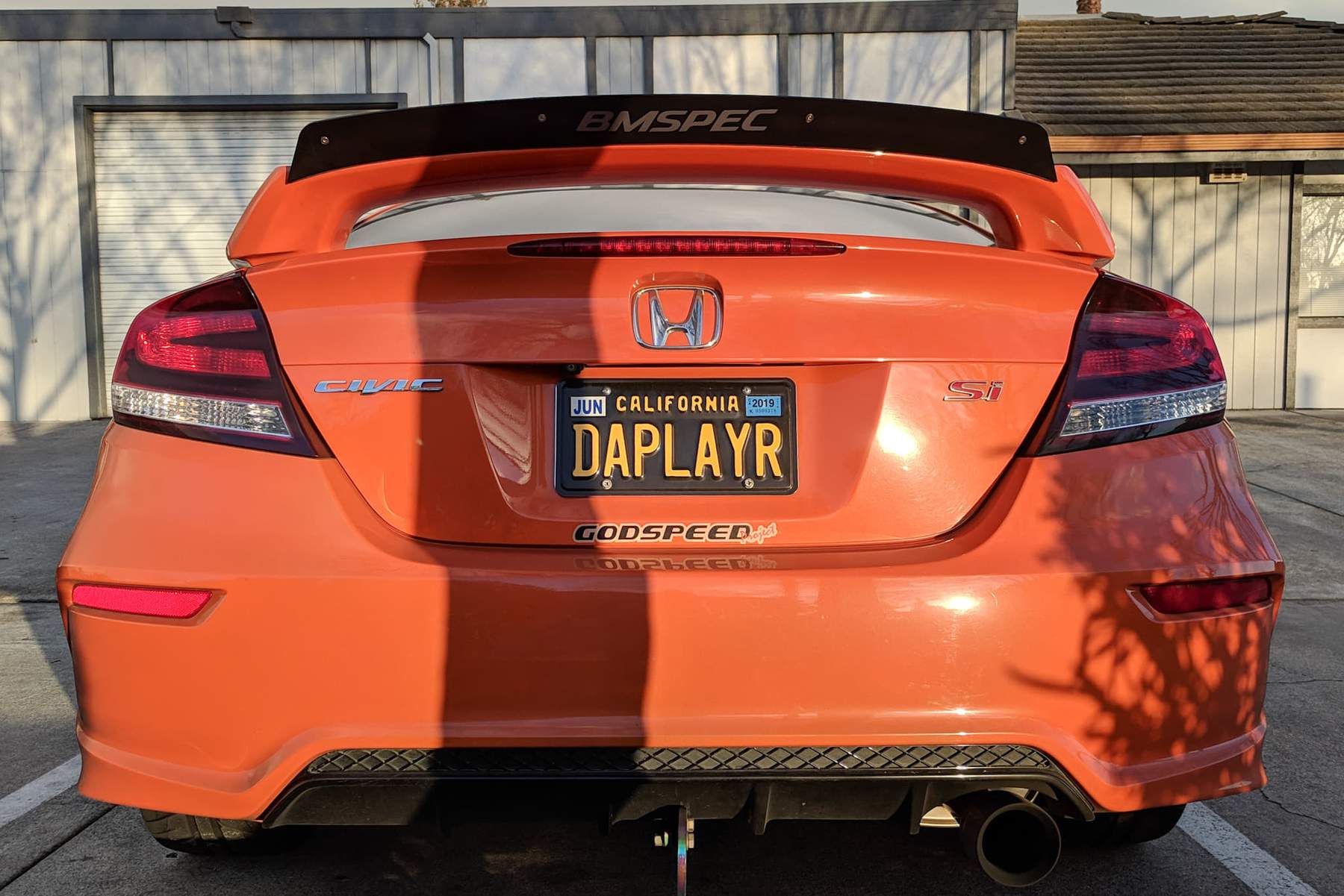 Epsilon+ Spoiler Extension for 14-15 Honda Civic Si Spoiler Coupe Kouki [FG4]
