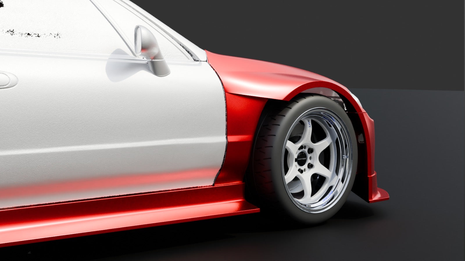 Epsilon+ Touring Car Widebody for 92-98 Honda Civic CR-X / Del Sol (SPECIAL ORDER)