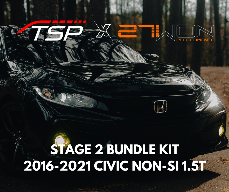 TSP x 27WON Stage 2 Bundle Kit for 2016+ Honda Civic Non-Si 1.5T