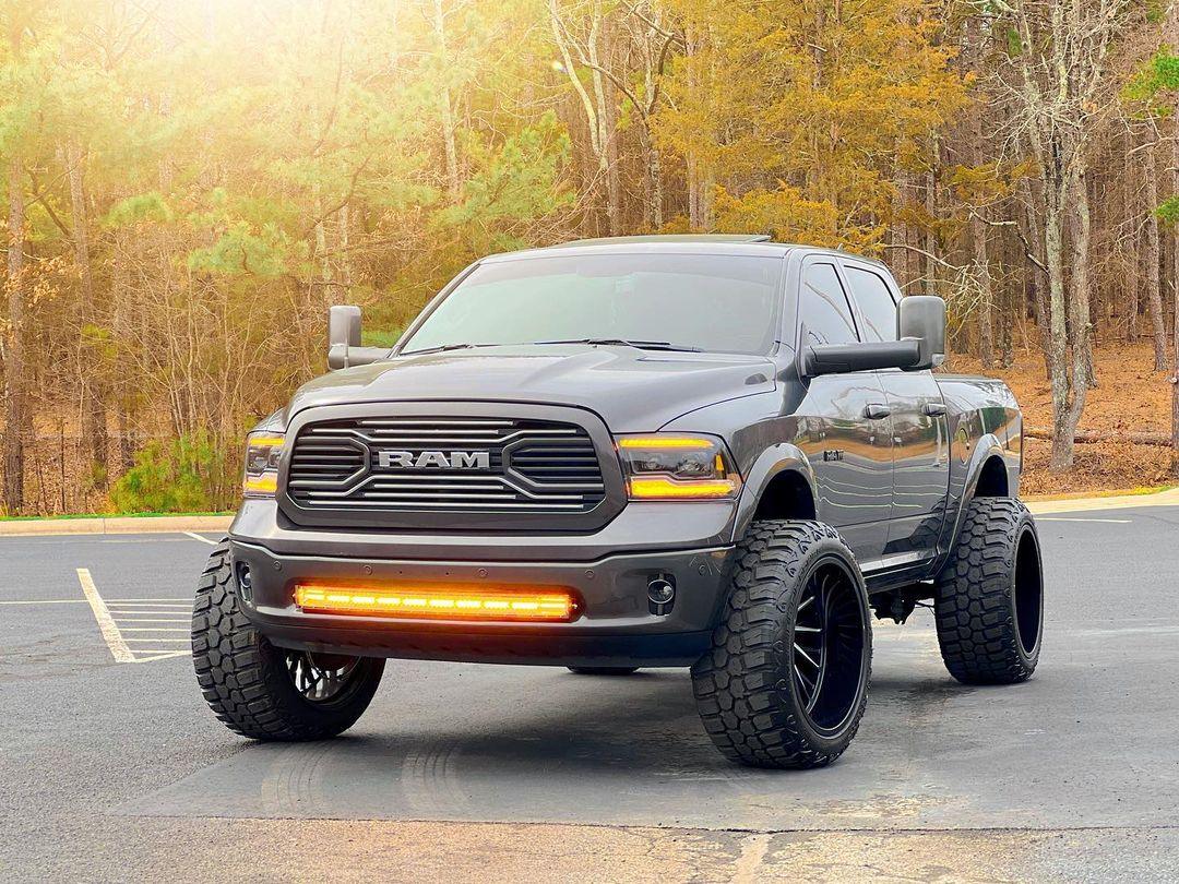 Auxbeam 6 Modes Series 42" LED Light Bar – Curved, White & Amber, Off-Road