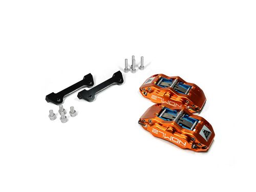 27WON Performance Front 4-Piston Caliper Upgrade Kit for 2016+ Honda Civic / 2023+ Acura Integra