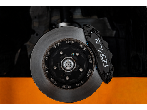 27WON Performance Front 6-Piston Caliper Upgrade Kit for 2017+ Honda Civic Type R / 2023+ Acura Integra Type S [FK8/FL5/DE5]