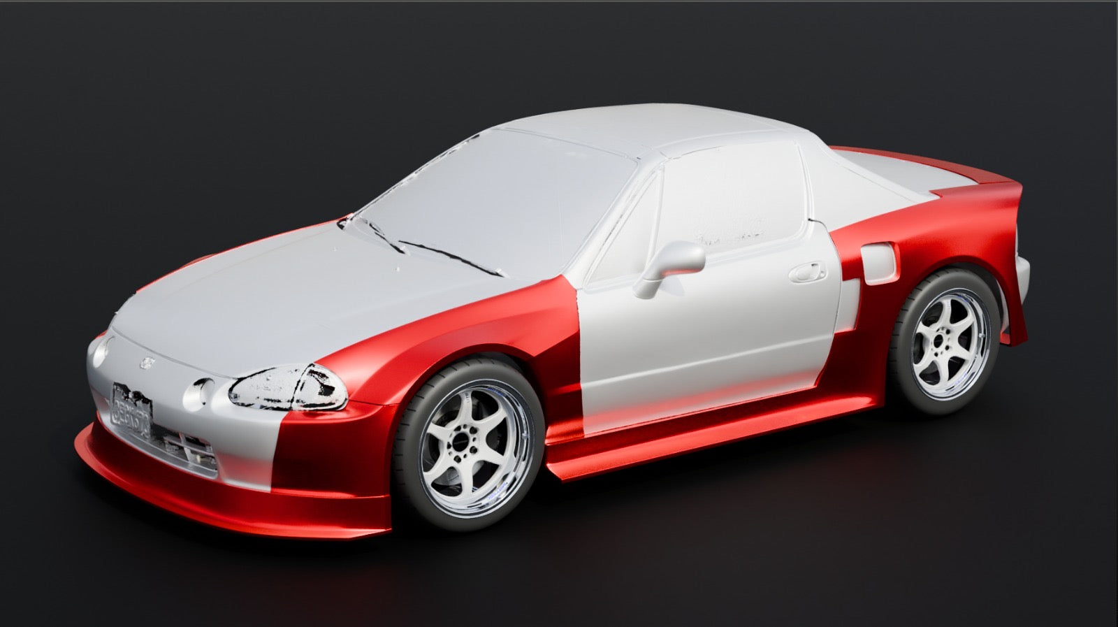 Epsilon+ Touring Car Widebody for 92-98 Honda Civic CR-X / Del Sol (SPECIAL ORDER)