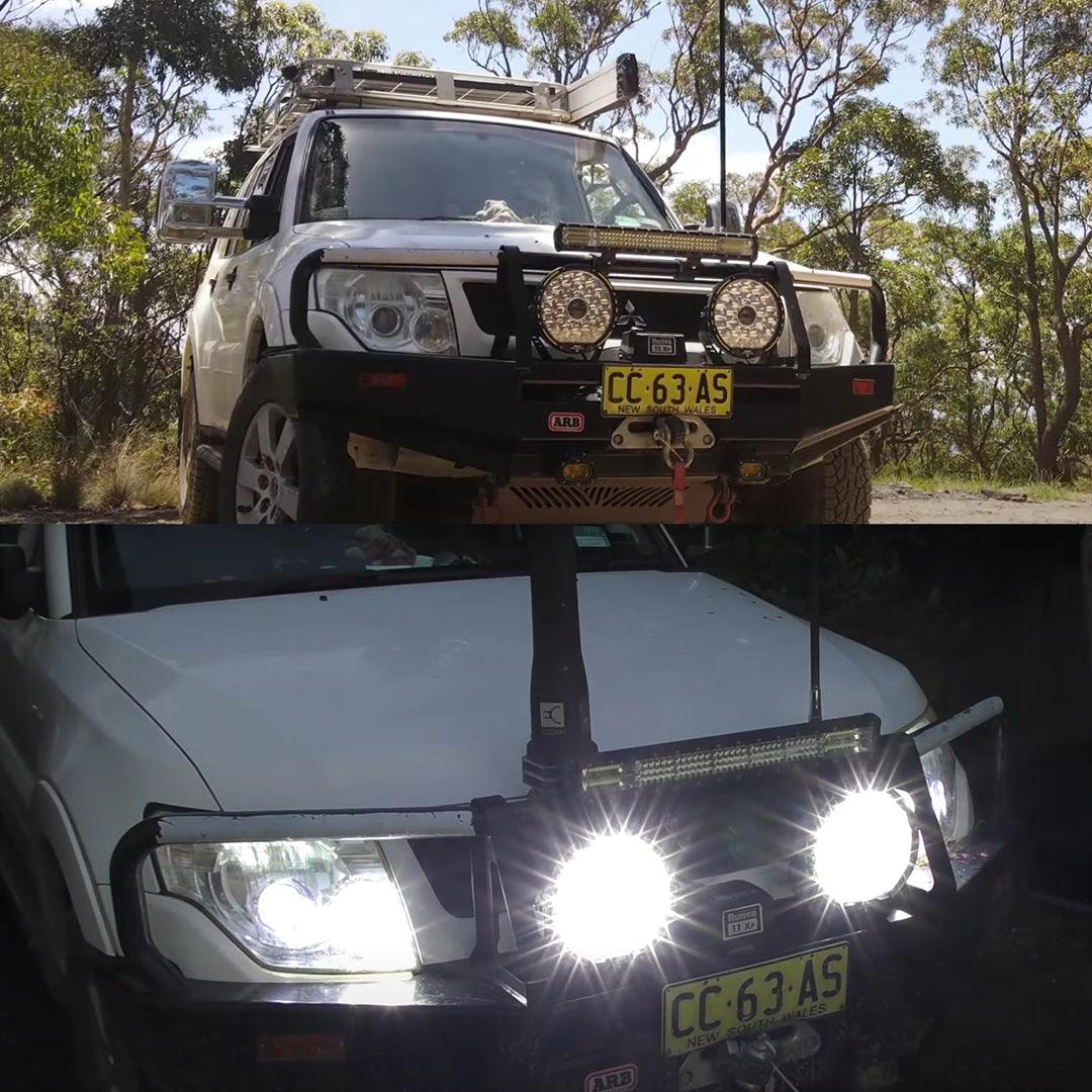 Auxbeam 360-PRO Series 9" LED Off Road Driving Lights – 270W, 37,776LM