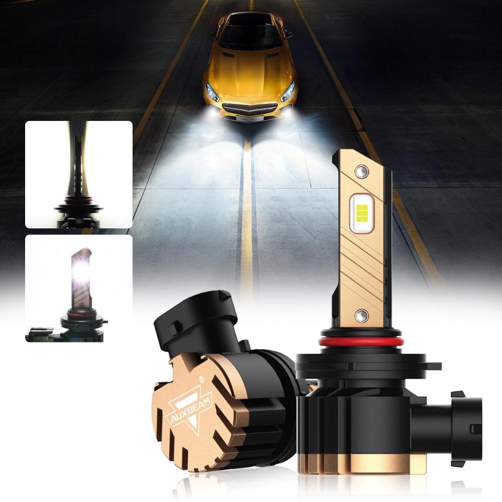 Auxbeam H10 / 9145 / 9140 / HB3 LED Fog Light & DRL Bulbs – Z3 Series, 44W, 8000LM, 6500K Cool White (2 Pack)