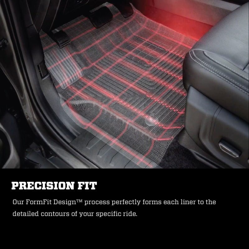 Husky Liners Set Tappetini Personalizzati Per Honda Pilot 2009-2015, Anteriori E Seconda Fila, Nero - 3