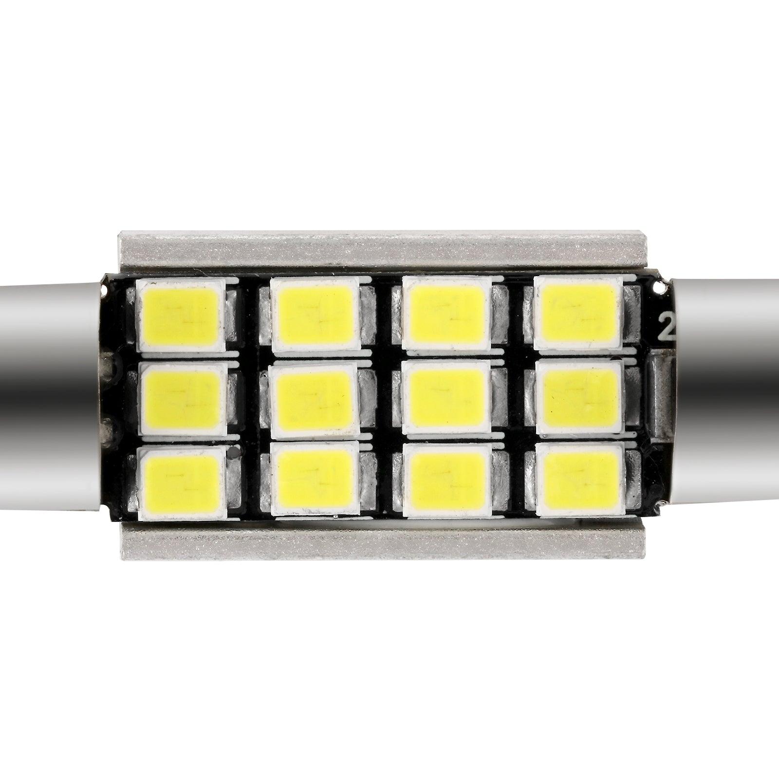Auxbeam 39mm DE3174 Festoon LED Interior Light Bulbs – 2.7W, 400LM, 6500K White (2 Pack)