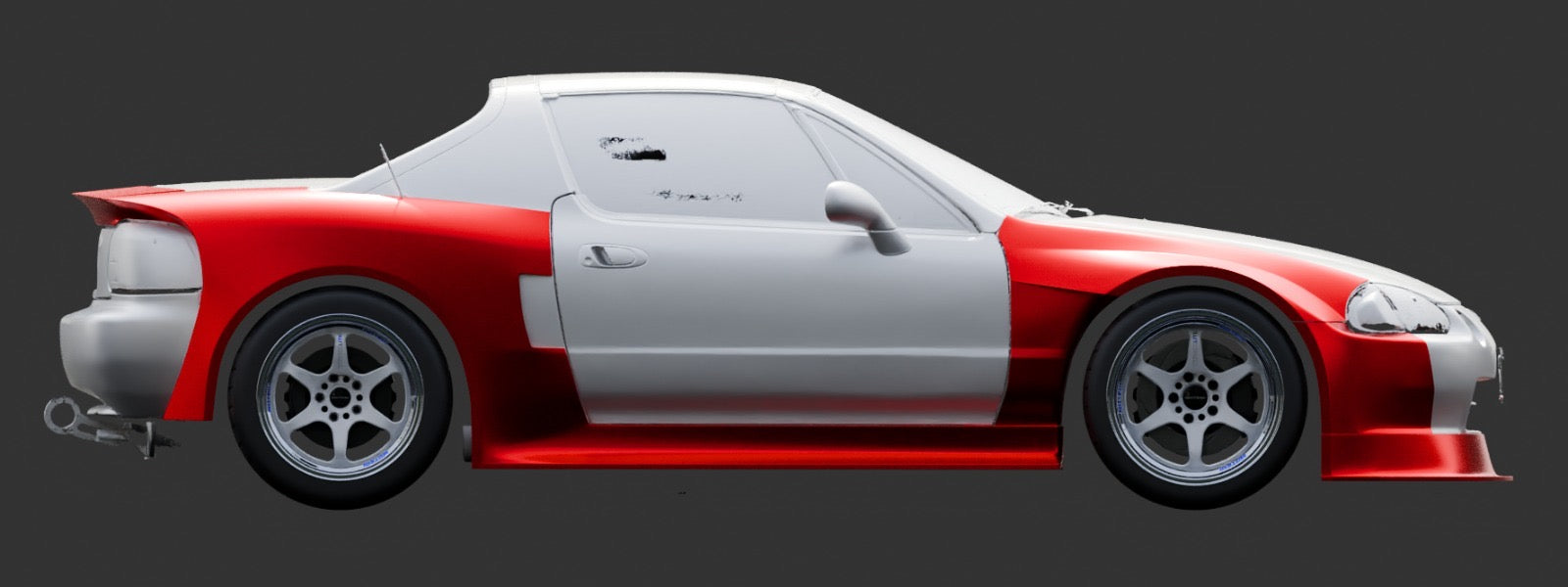 Epsilon+ Touring Car Widebody for 92-98 Honda Civic CR-X / Del Sol (SPECIAL ORDER)