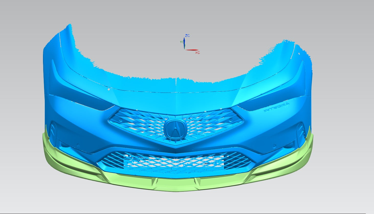 SWA Design 3 PCS Paint Matched Front Lip for 2023+ Acura Integra 1.5T [DE4]